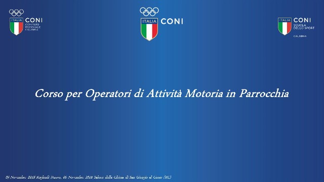 prof Foti Giuseppe operatori parrocchia 5 6 Novembre 2018